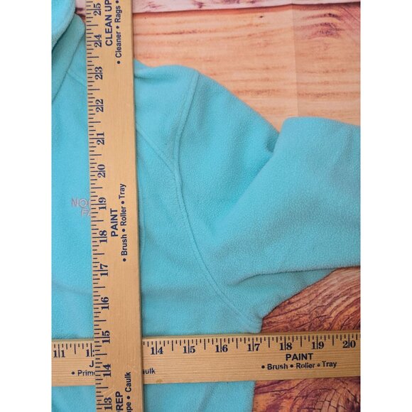 The North Face Womens Full-Zip Fleece Jacket Small Teal - Picture 8 of 8
